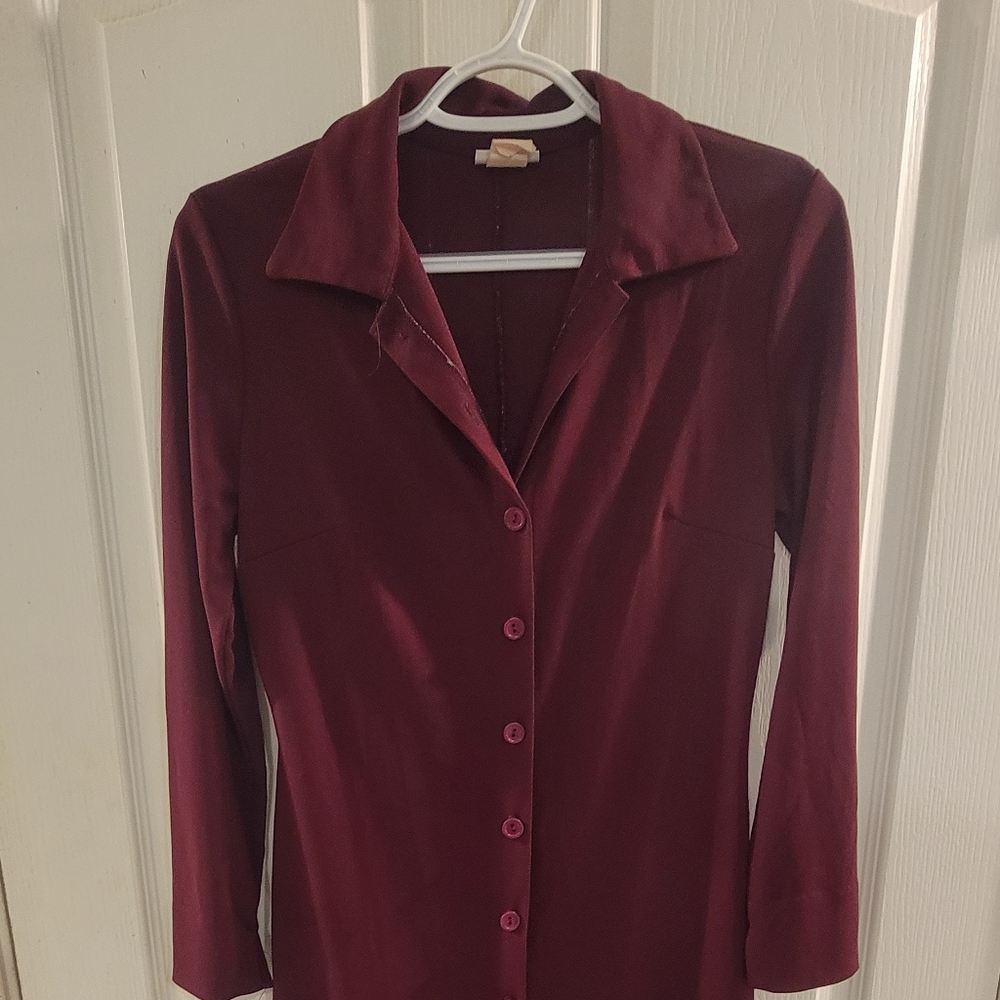 Burgundy Dress